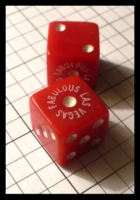 Dice : Dice - 6D - Red Fabulous Las Vegas Dice - Ebay Mar 2012